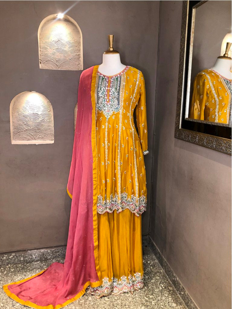 Peplum With Sharara