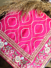 Load image into Gallery viewer, Organza Hot Pink  Saree
