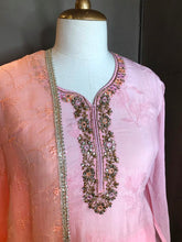 Load image into Gallery viewer, Chinon Suit With Embroidered Dupatta
