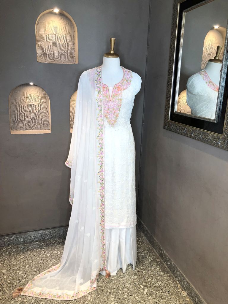 Multicolor Thread Work Suit